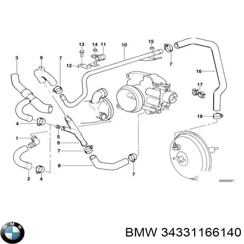 34331166140 BMW