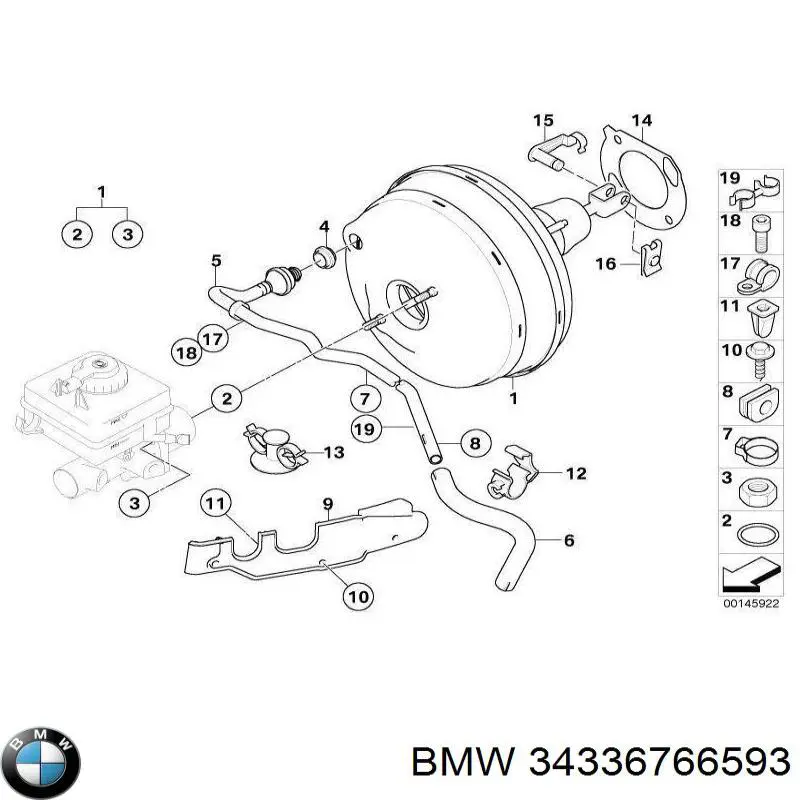 34336766593 BMW servofrenos