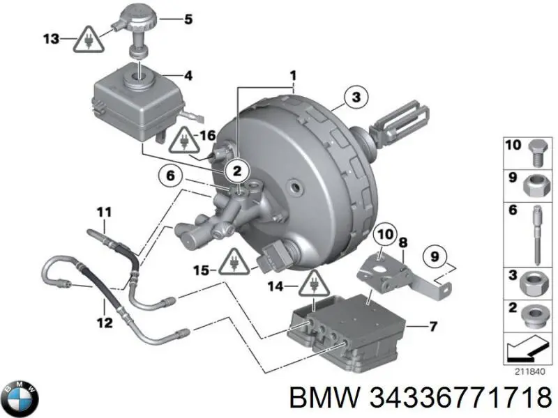Depósito de líquido de frenos BMW X5 SUV (E70) (2007 - 2013) precio, desde 104,54 EUR