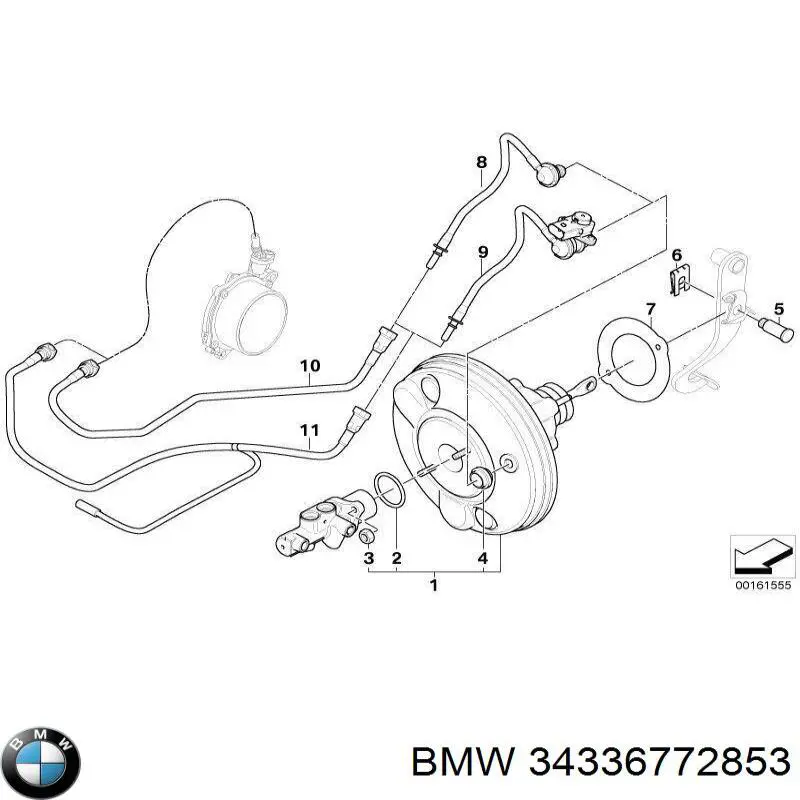 Servofreno BMW 34336772853 precio, desde 159,72 EUR