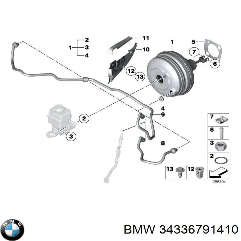 Comprar 34336791410 BMW Servofreno