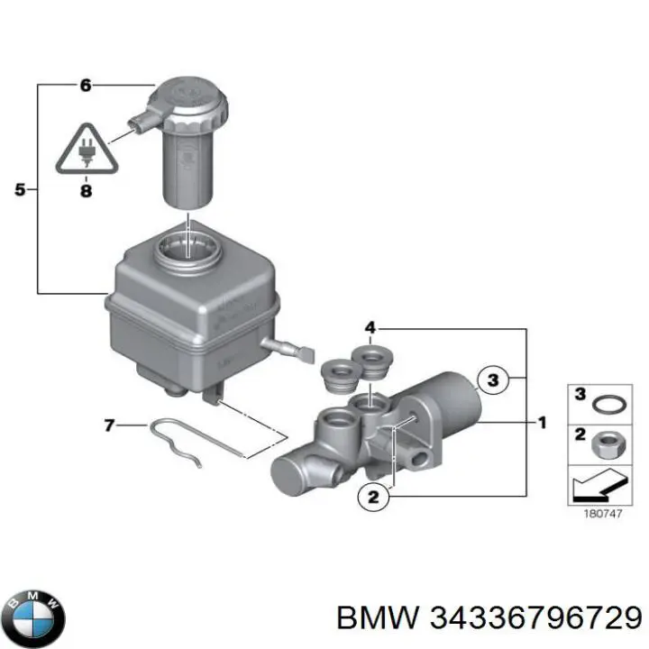 Cilindro principal de freno BMW 5 (F10)