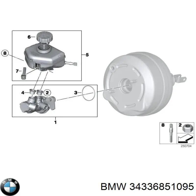 Cilindro maestro de frenos BMW 34336851095 precio, desde 81,31 EUR
