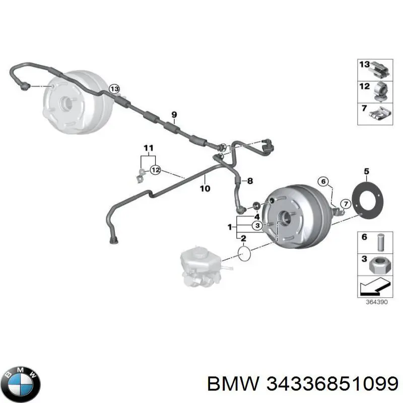 Servofreno de vacío para BMW 4 (F32, F82)