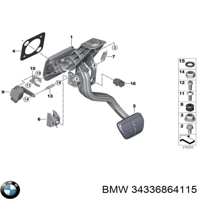  BMW 34336864115 precio, desde 3,45 EUR