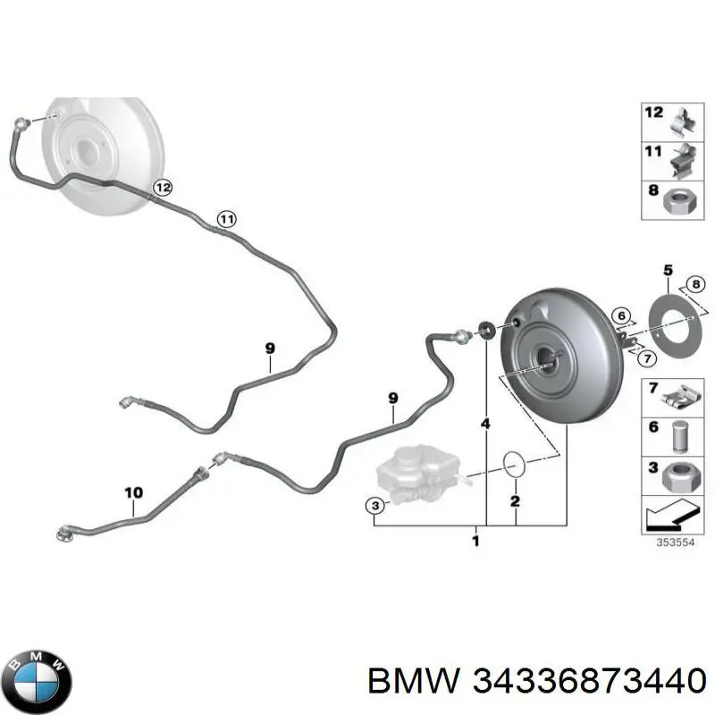 Servofreno BMW 34336873440 precio, desde 139,39 EUR