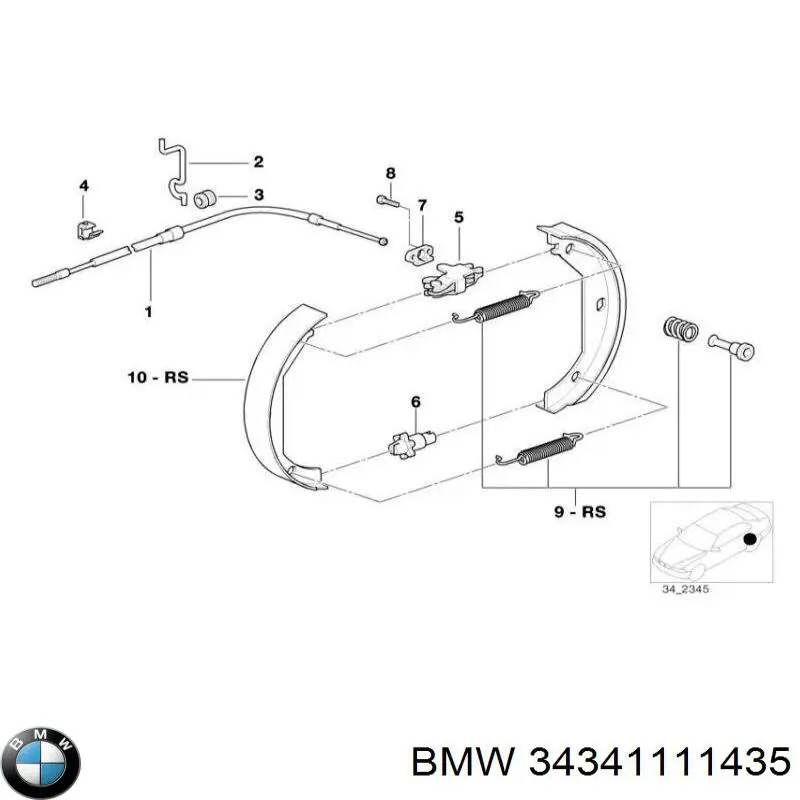 Té de tubería de freno Mercedes 0004290537