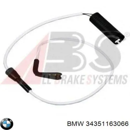 34351163066 BMW contacto de aviso, desgaste de los frenos, trasero