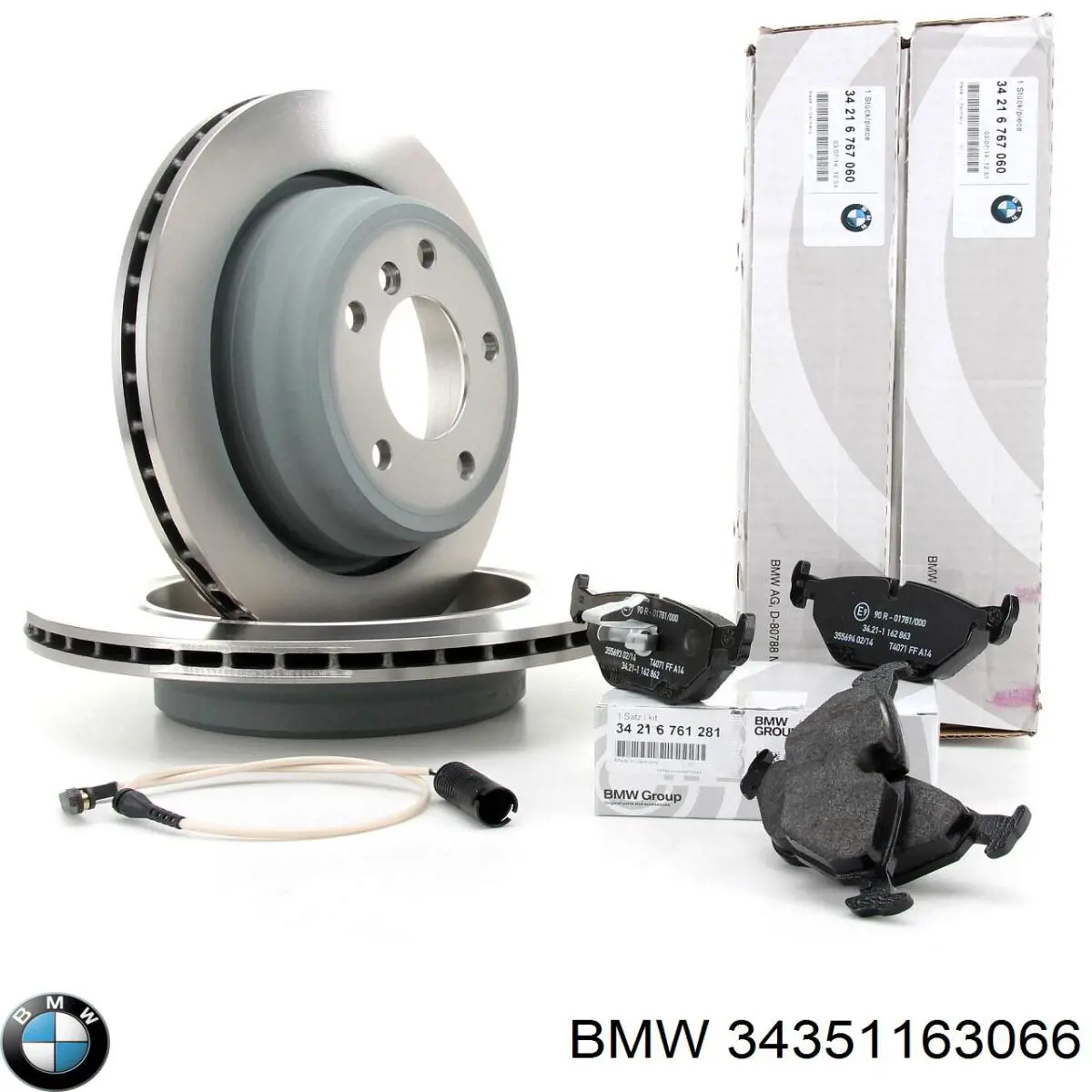 Comprar 34351163066 BMW Sensor de desgaste de pastillas de freno trasero
