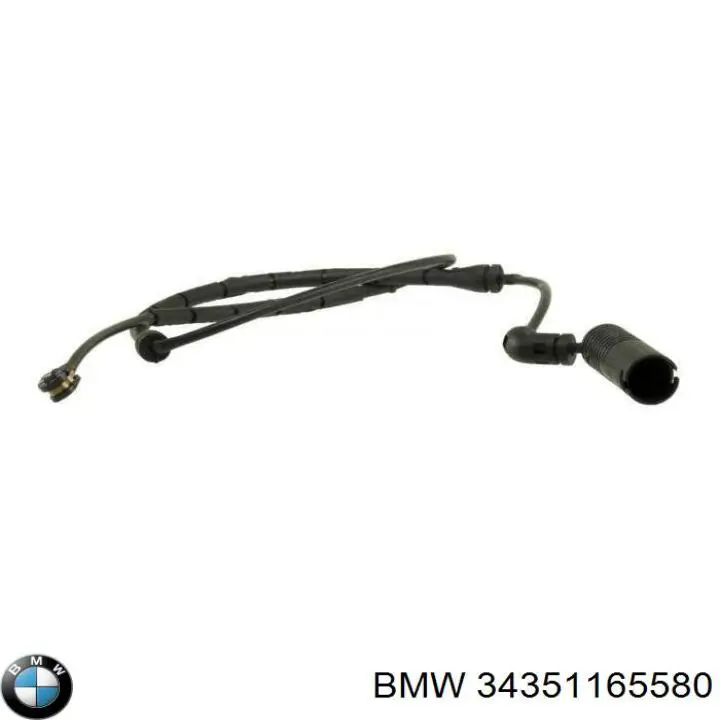 34351165580 BMW contacto de aviso, desgaste de los frenos, trasero