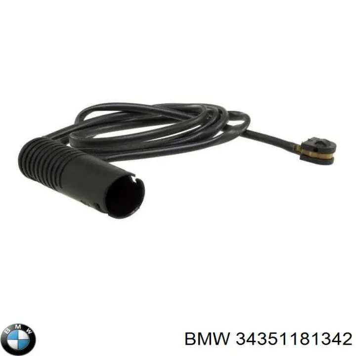 Sensor de desgaste de pastillas de freno trasero BMW 34351181342