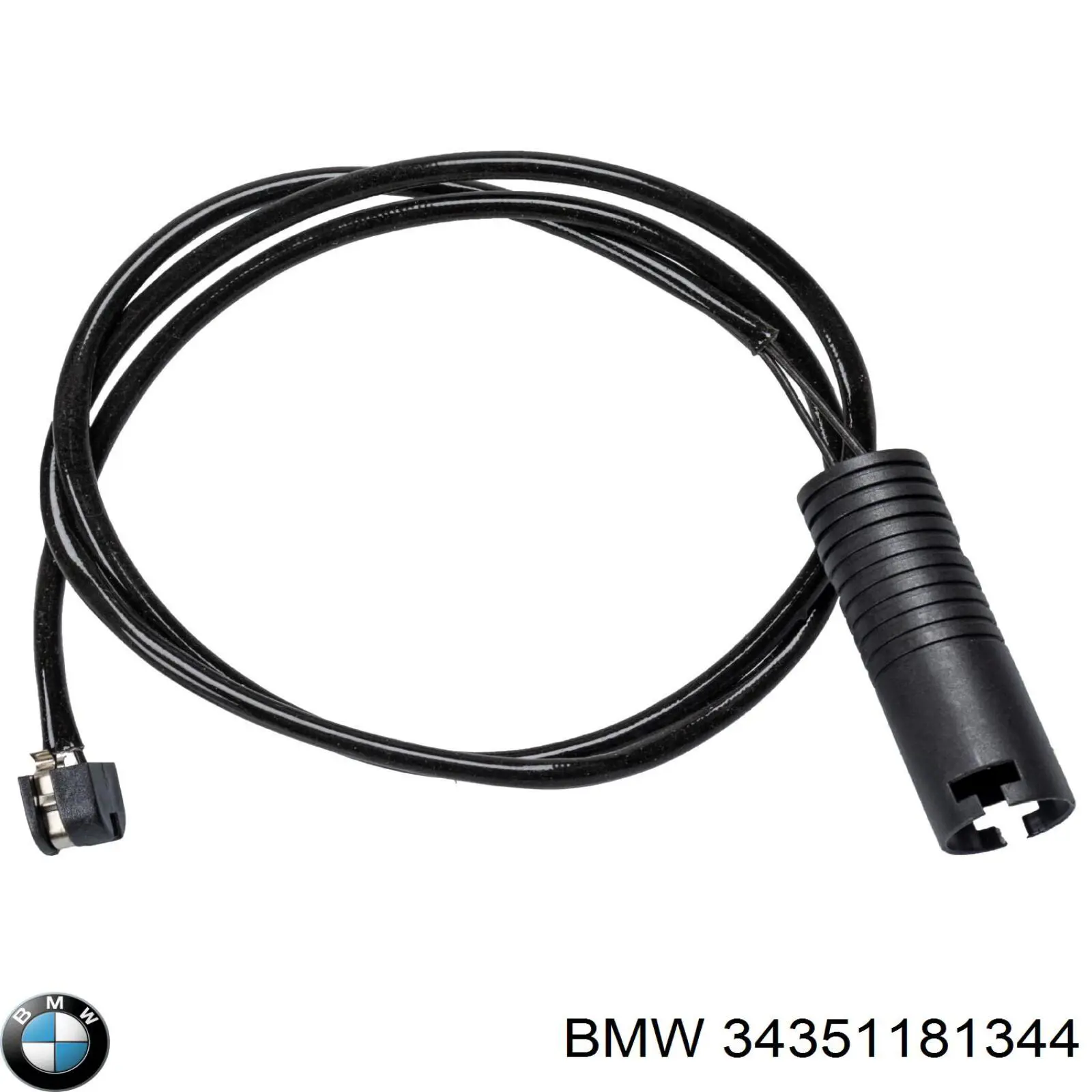 34351181344 BMW contacto de aviso, desgaste de los frenos, trasero