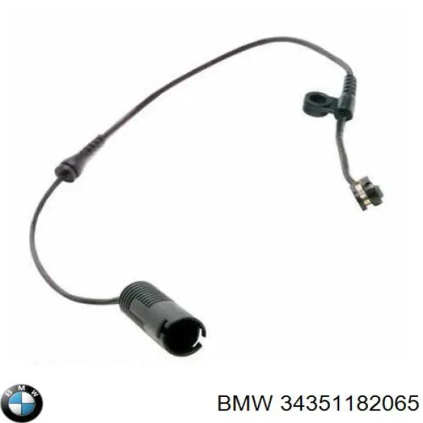 34351182065 BMW contacto de aviso, desgaste de los frenos, trasero