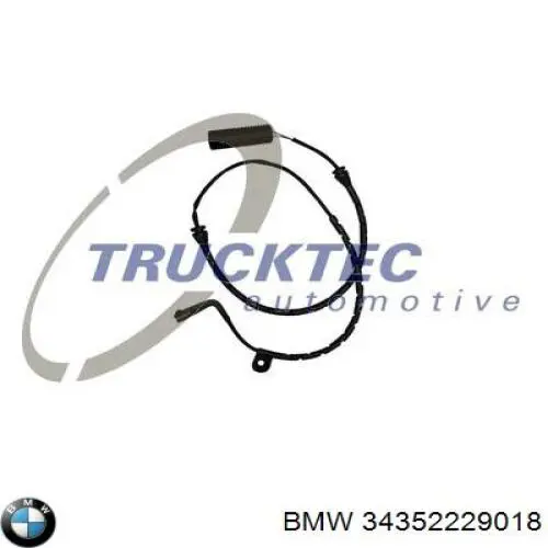 Comprar 34352229018 BMW Sensor de desgaste de las pastillas de freno delanteras