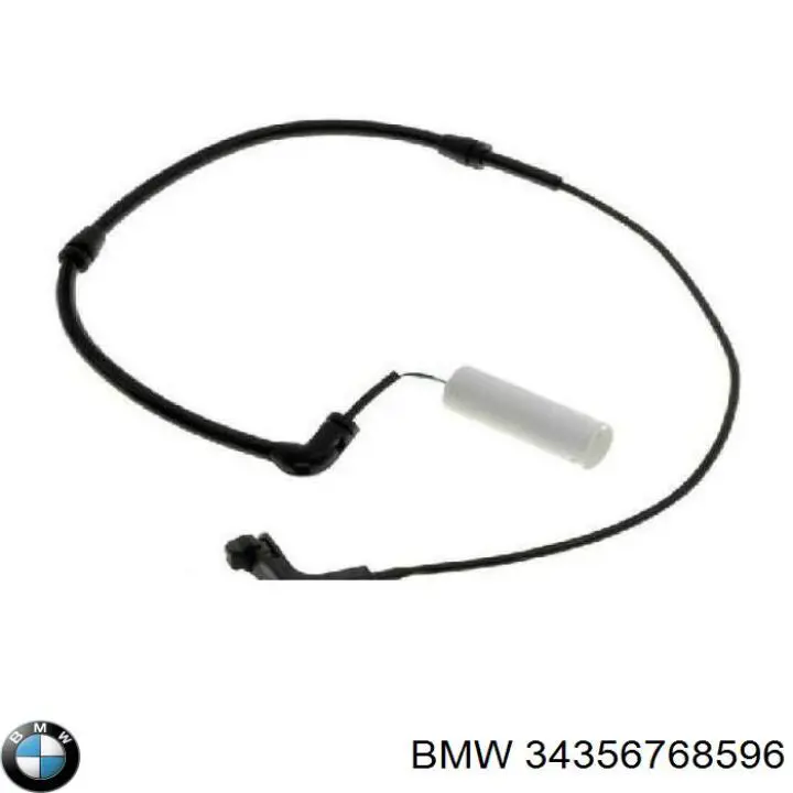 34356768596 BMW contacto de aviso, desgaste de los frenos, trasero