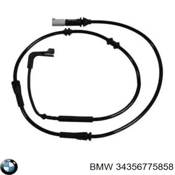 34356775858 BMW contacto de aviso, desgaste de los frenos, trasero