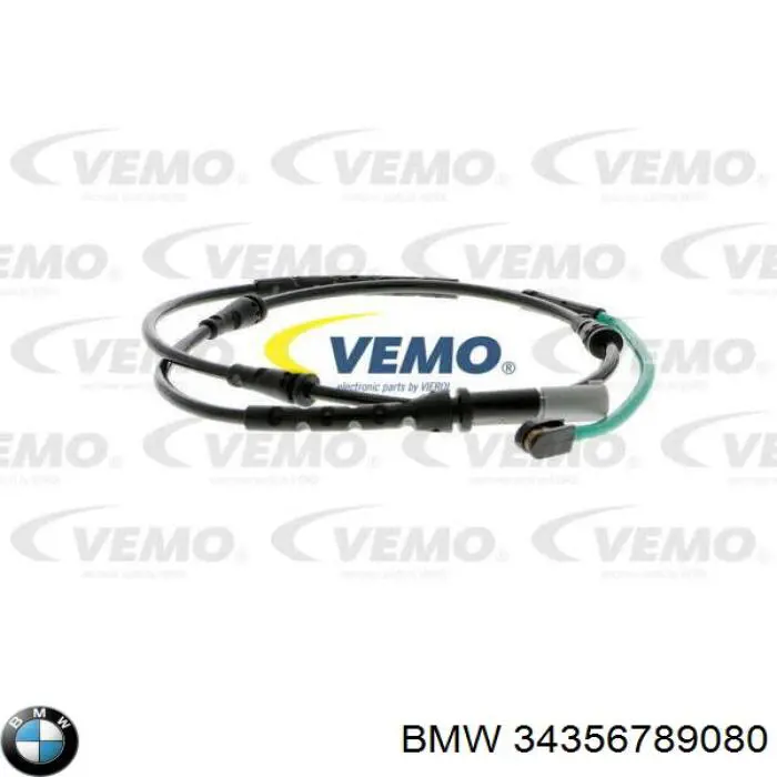 34356789080 BMW contacto de aviso, desgaste de los frenos, delantero izquierdo