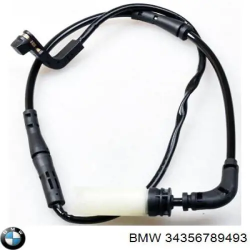 Sensor de desgaste de pastillas de freno trasero 34356789493 BMW