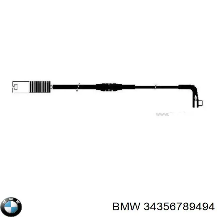 Comprar 34356789494 BMW Sensor de desgaste de pastillas de freno trasero