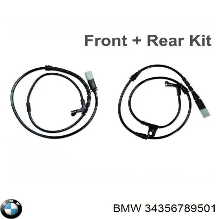 Sensor de desgaste de las pastillas de freno delanteras 34356789501 BMW