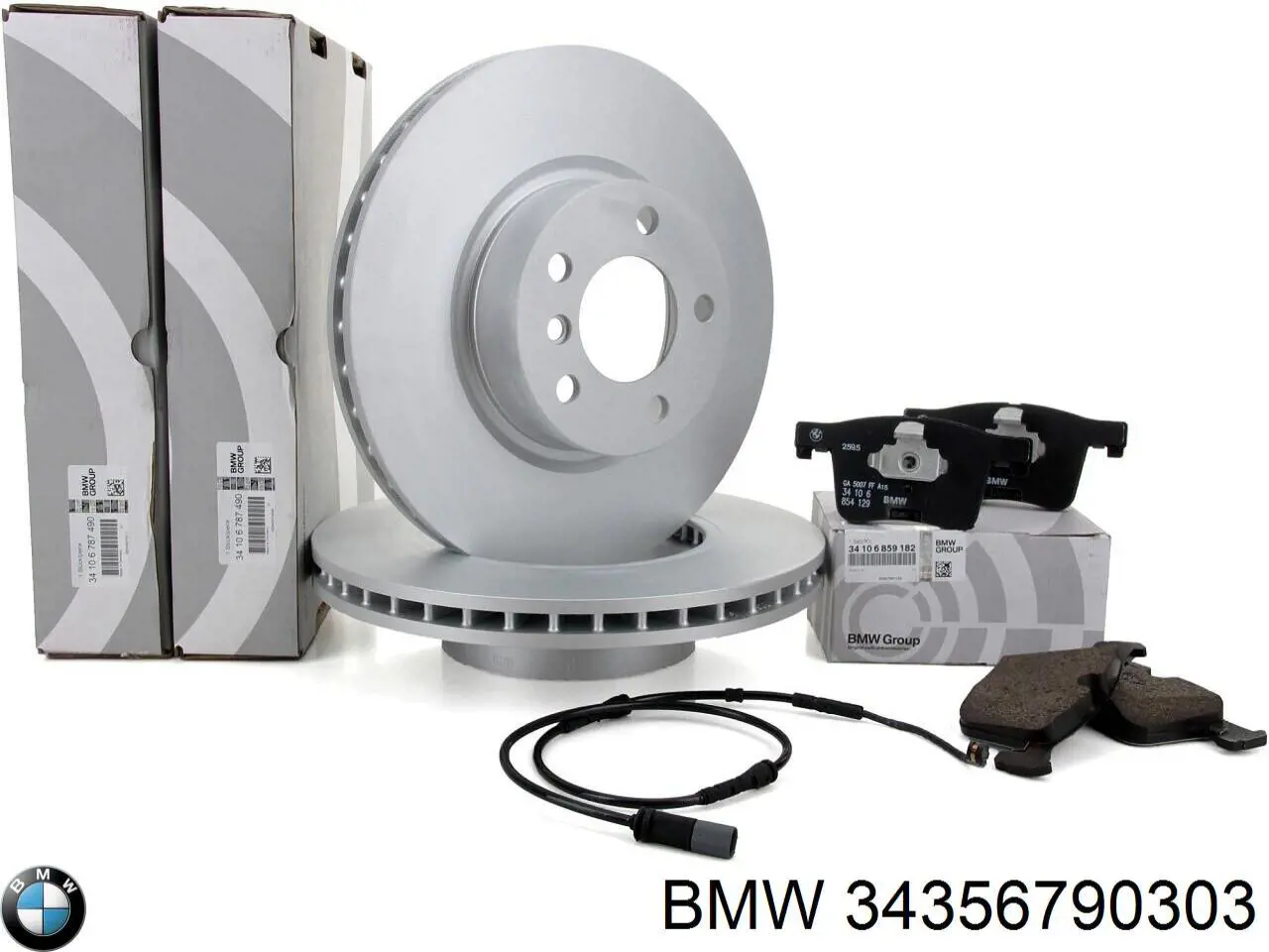 Sensor de desgaste de las pastillas de freno delanteras 34356790303 BMW