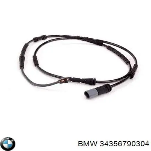 Sensor de desgaste de pastillas de freno trasero 34356790304 BMW