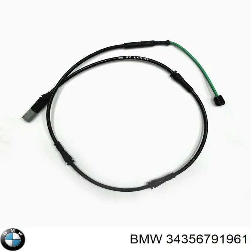Sensor de desgaste de pastillas de freno trasero 34356791961 BMW