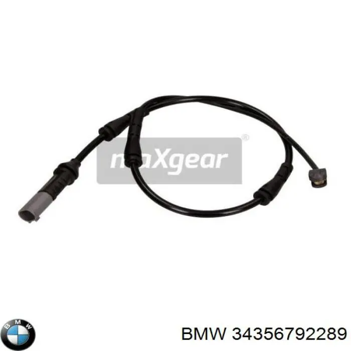 Sensor de desgaste de las pastillas de freno delanteras BMW 34356792289