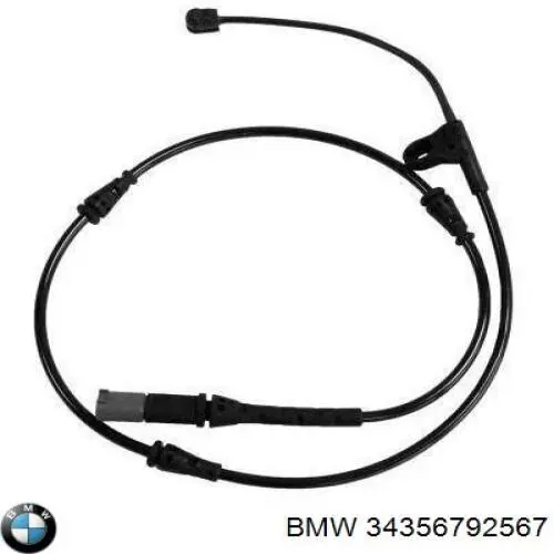 Sensor de desgaste de las pastillas de freno delanteras BMW 34356792567