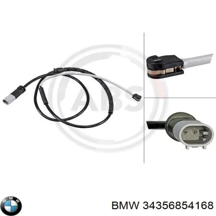 Comprar 34356854168 BMW Sensor de desgaste de pastillas de freno trasero