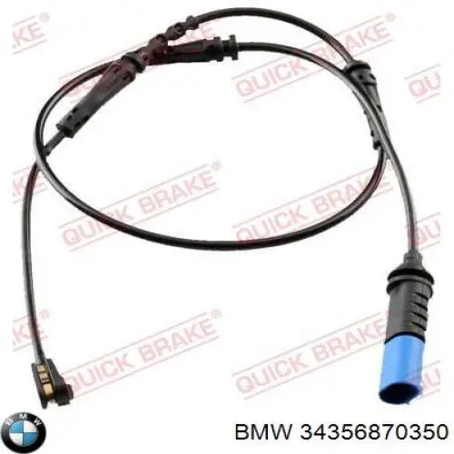 34356870350 BMW sensor abs trasero