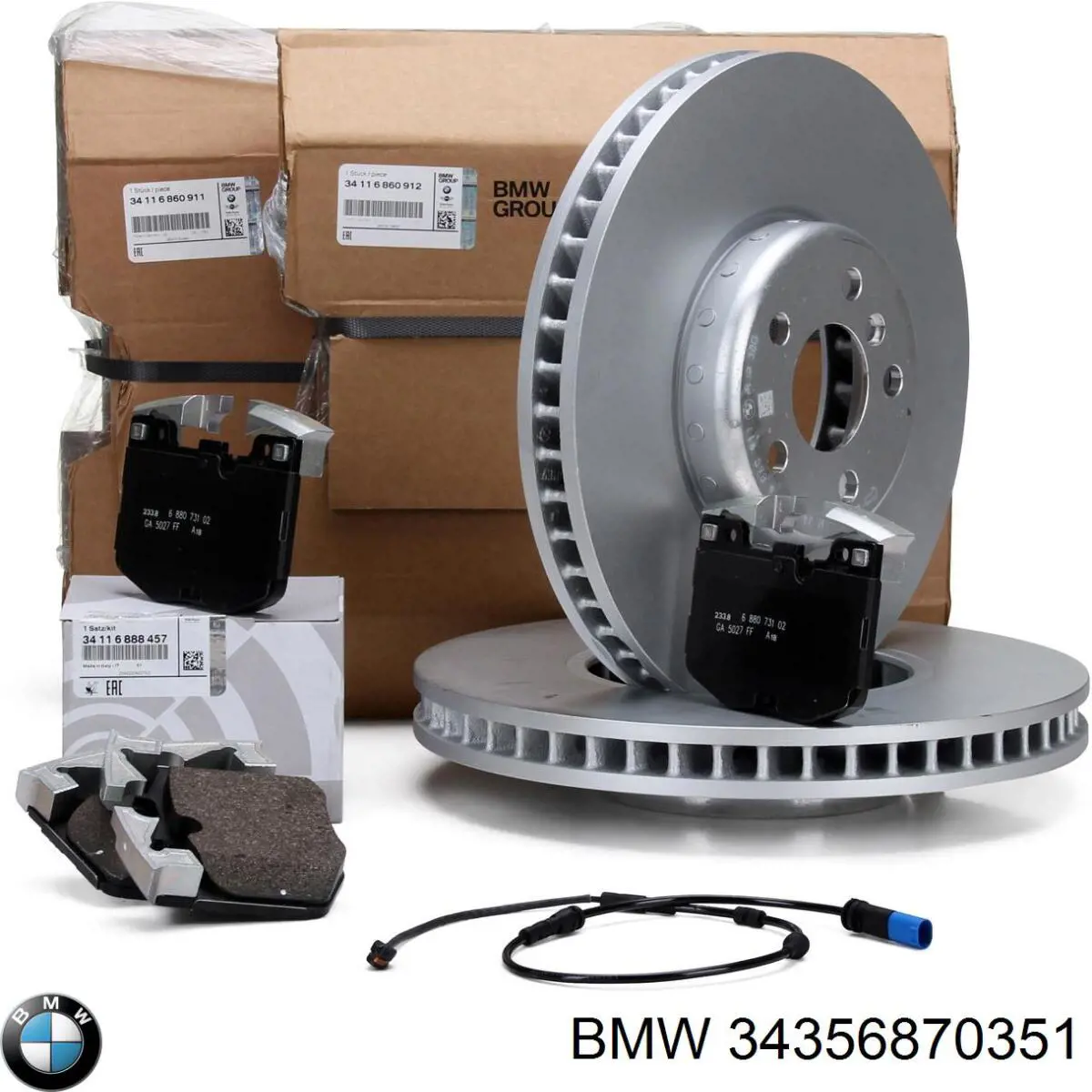 Comprar 34356870351 BMW Sensor de desgaste de las pastillas de freno delanteras