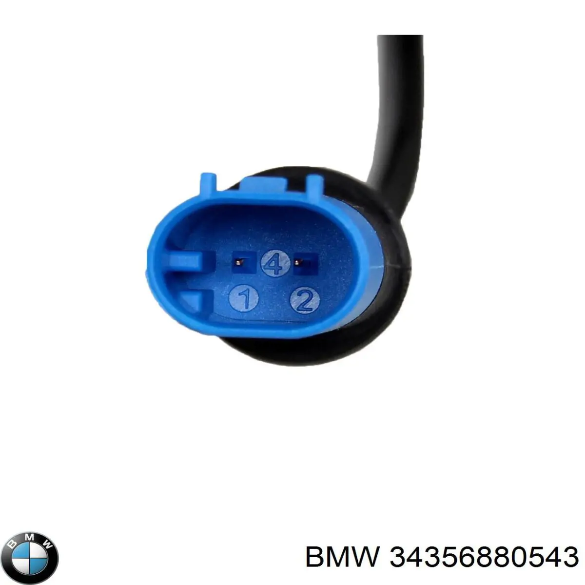 34356880543 BMW contacto de aviso, desgaste de los frenos, trasero