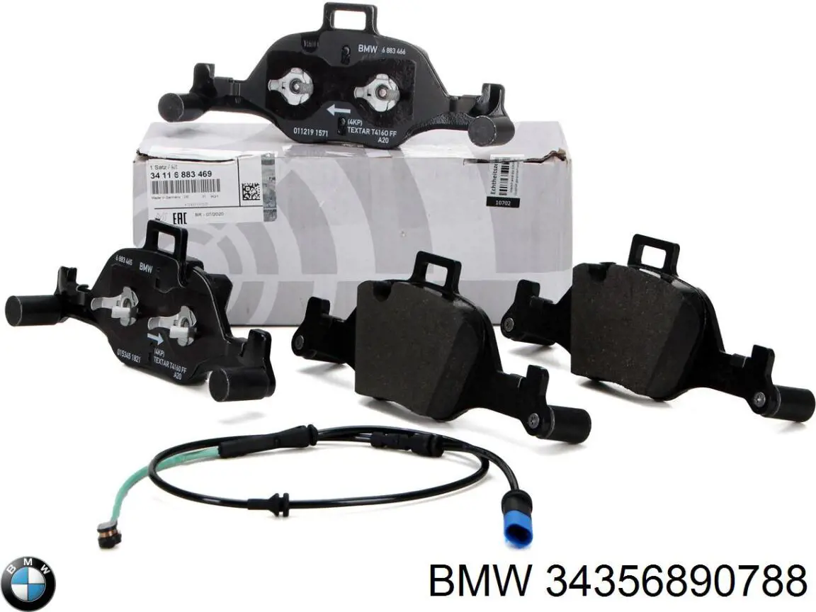 Comprar 34356890788 BMW Sensor de desgaste de las pastillas de freno delanteras