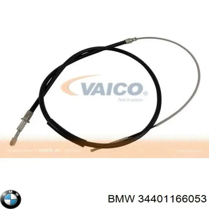 34401166053 BMW cable de freno de mano delantero