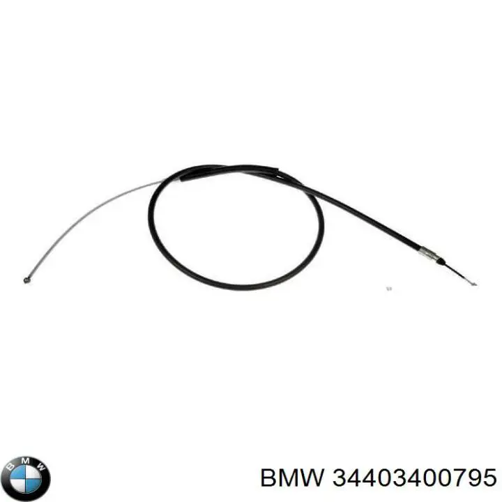 34403400795 BMW cable de freno de mano trasero izquierdo