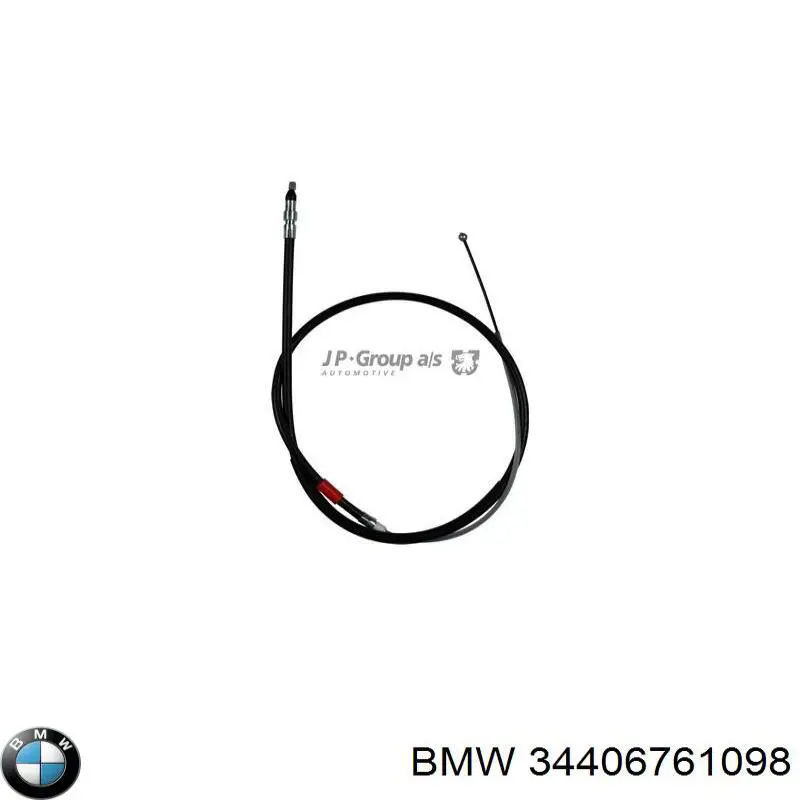 34406761098 BMW cable de freno de mano trasero derecho