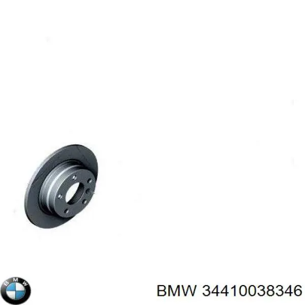 Kit de montaje de zapatas de freno traseras 34410038346 BMW