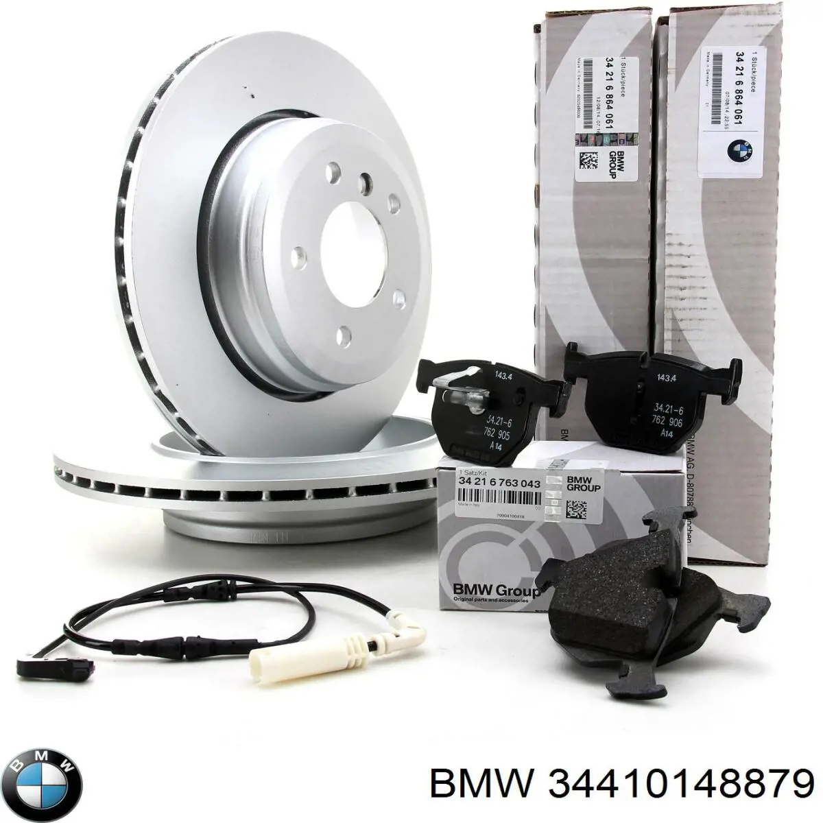 Juego de zapatas de frenos, freno de estacionamiento BMW 5 E39