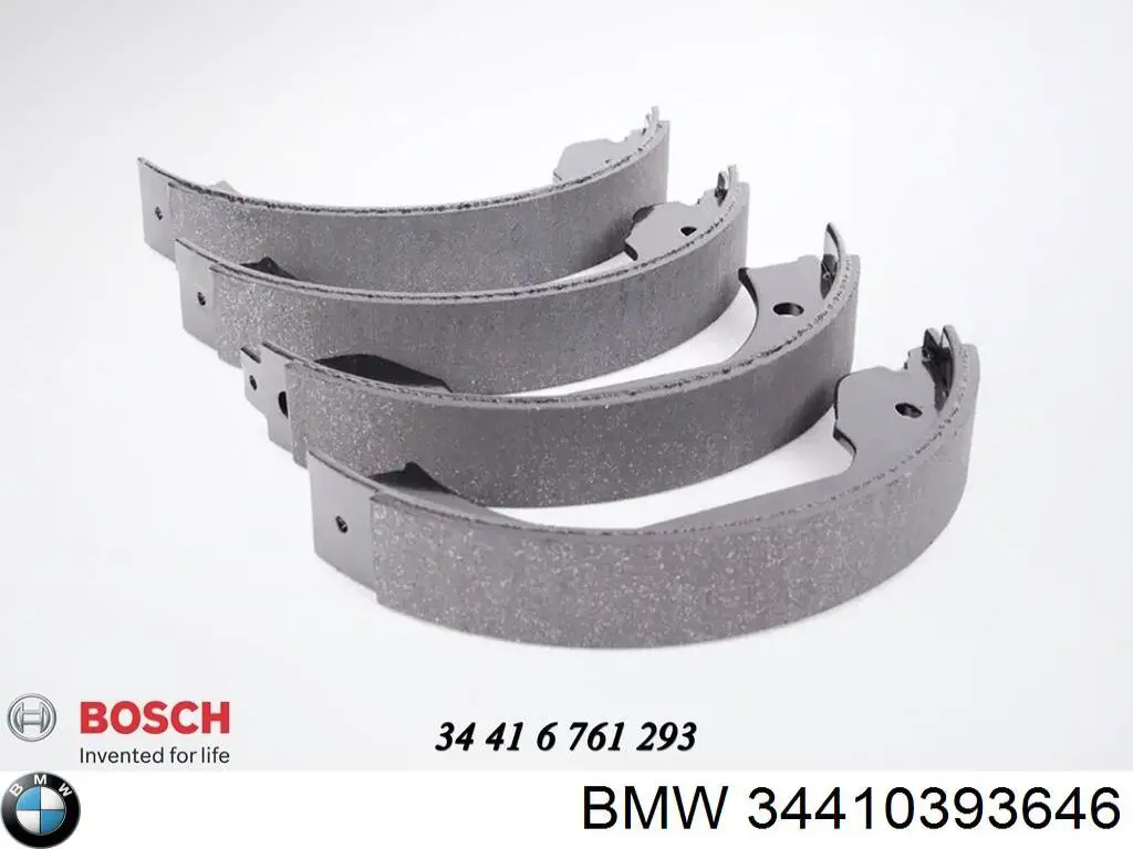 Juego de zapatas de frenos, freno de estacionamiento BMW 5 E39