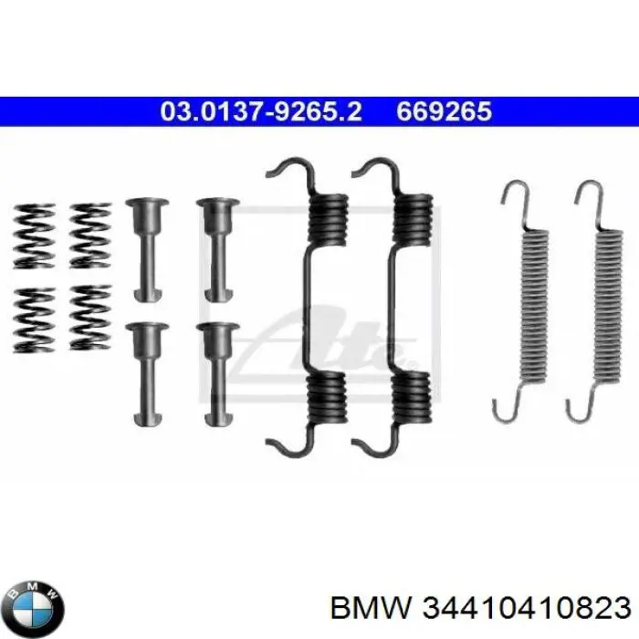 Comprar 34410410823 BMW Juego de reparación de pastillas de freno