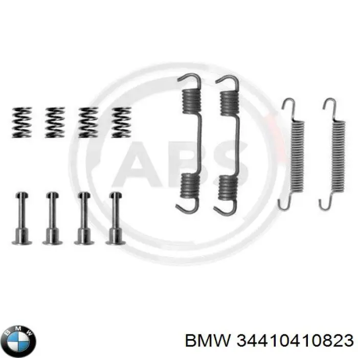 Kit de reparación, pastillas de frenos BMW 34410410823