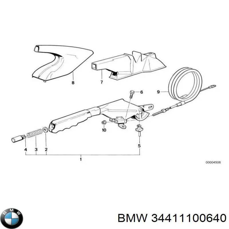 Clip de sujeción de moldura de estribo BMW 34411100640 precio, desde 9,59 EUR