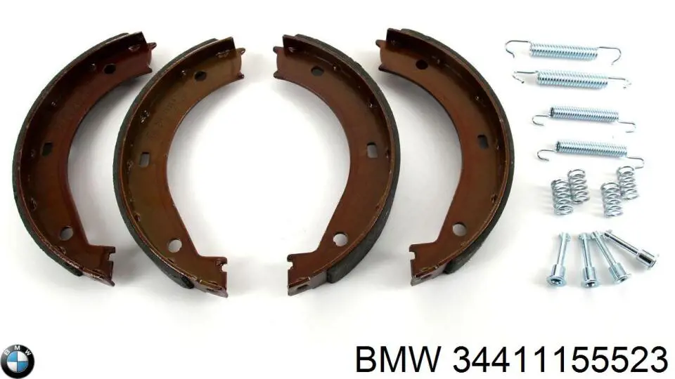 Juego de zapatas de frenos, freno de estacionamiento BMW 5 E28