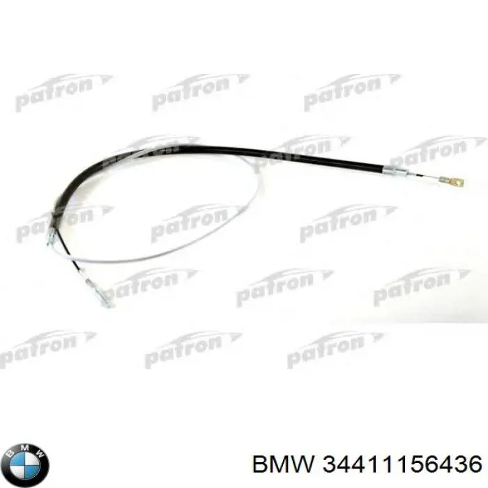 34411156436 BMW cable de freno de mano trasero derecho/izquierdo