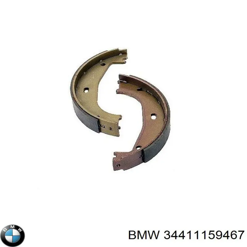Zapatas de freno traseras BMW 34411159467