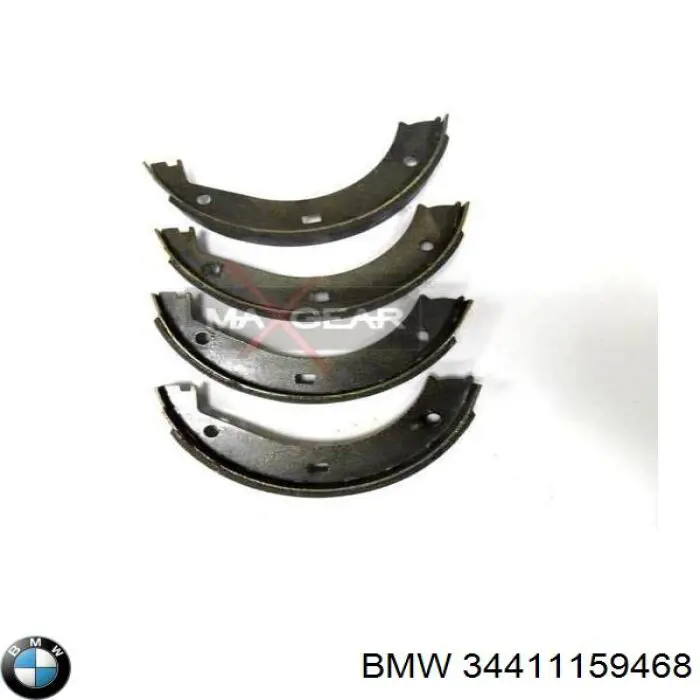 Juego de zapatas de frenos, freno de estacionamiento BMW 5 E28