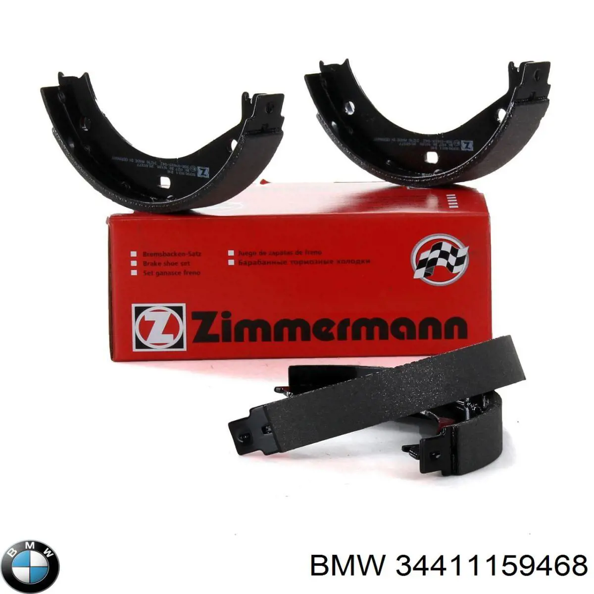 Juego de zapatas de frenos, freno de estacionamiento BMW 5 E28