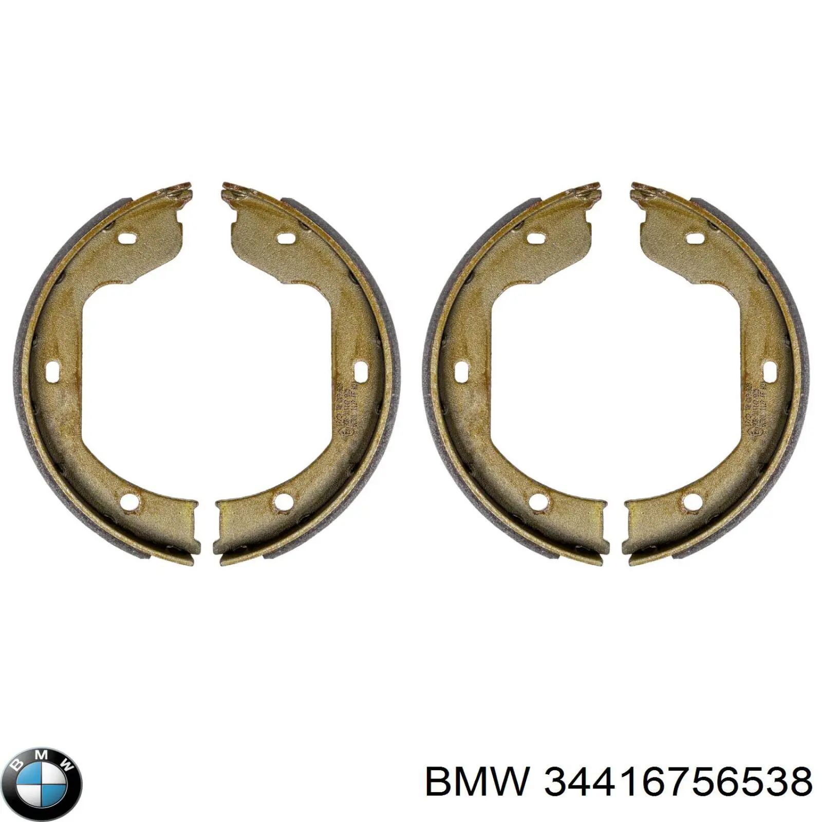 Juego de zapatas de frenos, freno de estacionamiento BMW 5 E39