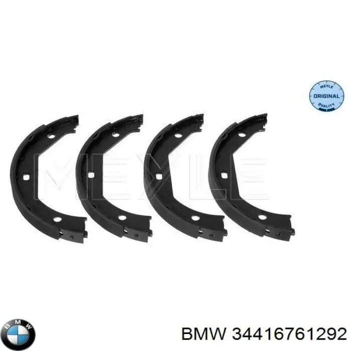 Comprar 34416761292 BMW Juego de zapatas de frenos, freno de estacionamiento